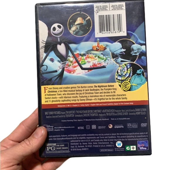 Disney Nightmare Before Christmas DVD - Picture 3 of 5